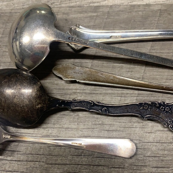 Set of sterling spoons - Picture 3 of 3